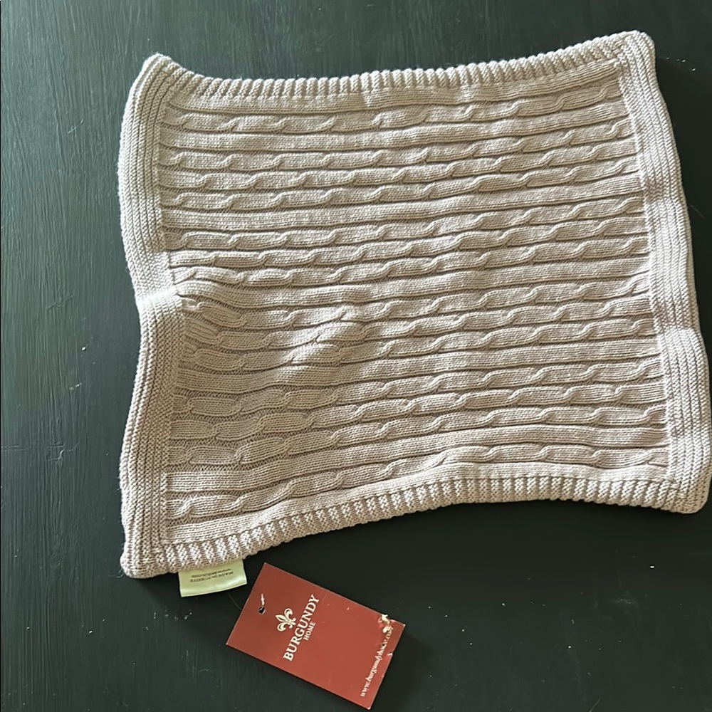 Twisted Knit Pillow cover